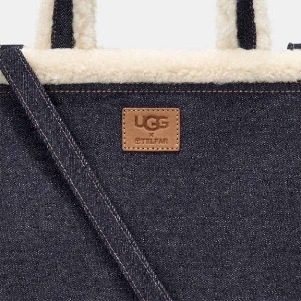 Ugg X Telfar Medium Shopper- Denim - Picture 6 of 6